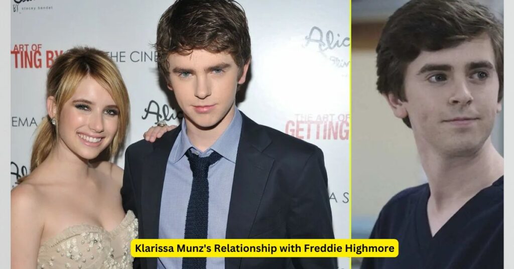 Klarissa Munz's Relationship with Freddie Highmore