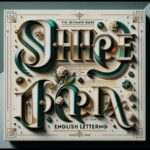 Shere Maria Parallax English Letters The Beauty of English Letters in Motion